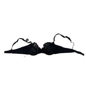 Lace Black Lingerie Bra Size 34B First 56g